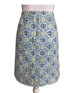 Load image into Gallery viewer, Melly M Light Green and Blue Pattern Skirt, 10
