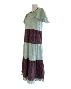 Handmade Vintage Prairie Dress, M