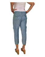 Load image into Gallery viewer, Anthropologie Sanctuary Light Blue Linen Pants, 29
