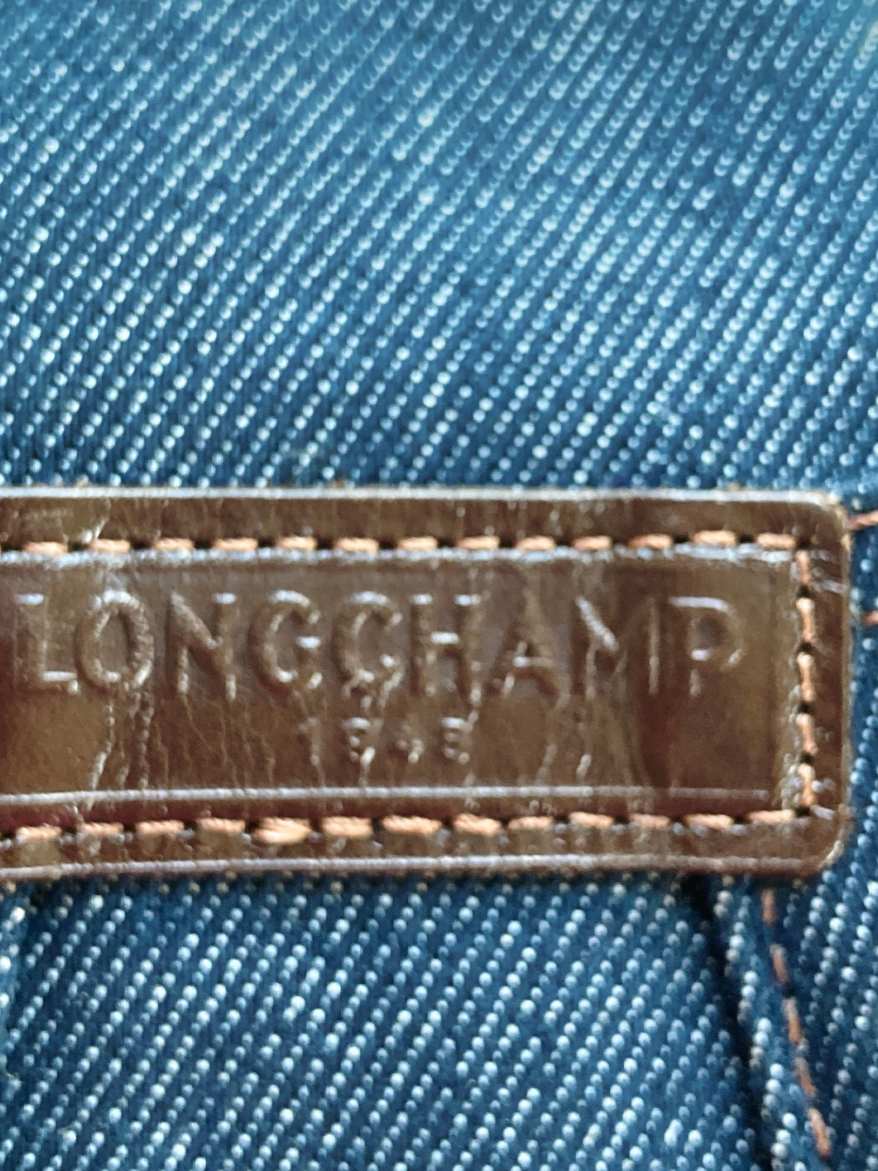 Longchamp Paris Denim Hobo Bag – Second Serve