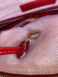 Dooney & Bourke Red Patent Leather Satchel Bag – Second Serve
