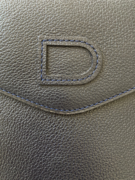 Delvaux Leather Envelope Clutch