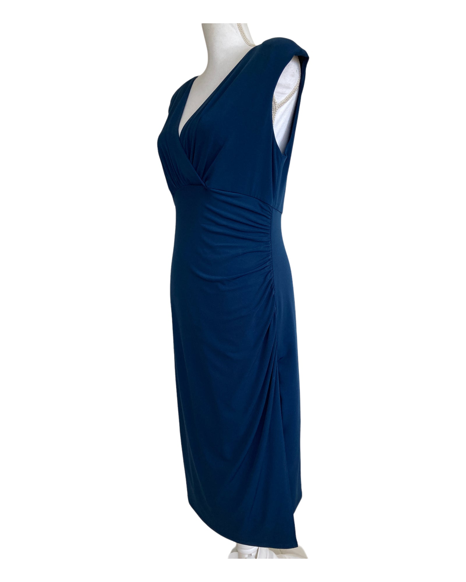 London Times Navy Stretch Dress, 10